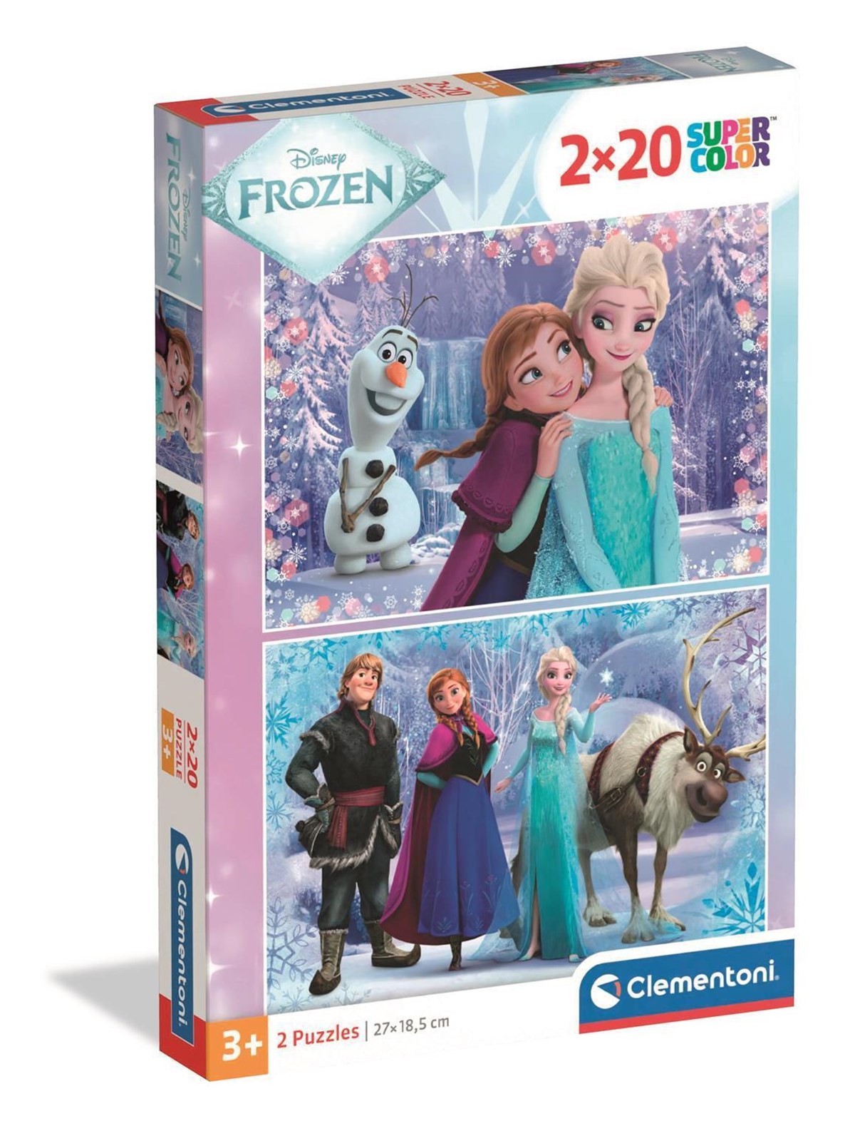 Clementoni Puzzle Frozen 2x20 pieces (2025) 2D Puzzles