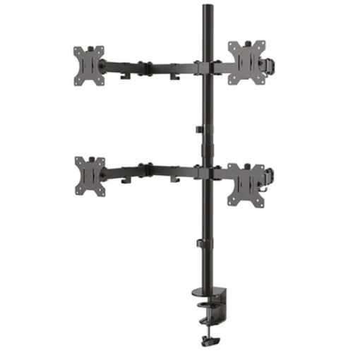 Neomount Tischhalterung 4fach 100x100 -8kg 13-32" voll beweglich schwarz