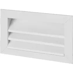 Helios Wetterschutzgitter WSG 100/50 ? Kanal 1000x500 mm ? Alu eloxiert ? Einbau...
