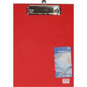 TipTop-Office Klemmbrett TTO 407732, A5, Kunststoffbezug, rot