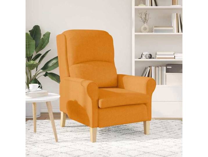 Moderne Fauteuil de salon - Fauteuil TV - 1 place - Chaise de canapé - tissu - jaune - Charge 150kg - 76x94x102 cm goh11y773