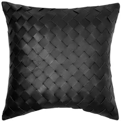 pad Kissen Web Leather 45 x cm Textilene Black