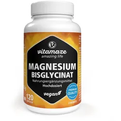Magnesium Bisglycinat 750 Mg Vegan Kapseln 120 St