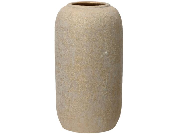 Vase Shayla - Farbe: weiss/gold - Material: Terracotta - 131