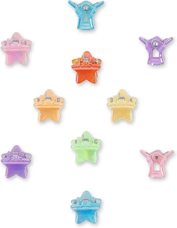 Konges Sløjd Lot de Mini Barrettes Etoiles Rose taille unique