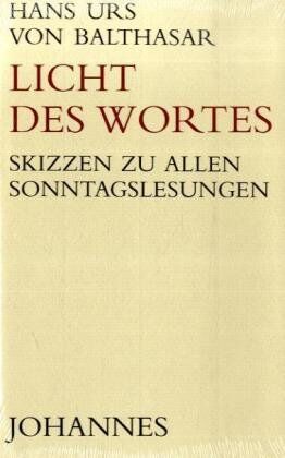 Hans U. von Balthasar - Licht des Wortes - Preis vom 09.10.2026 07:28:09 h