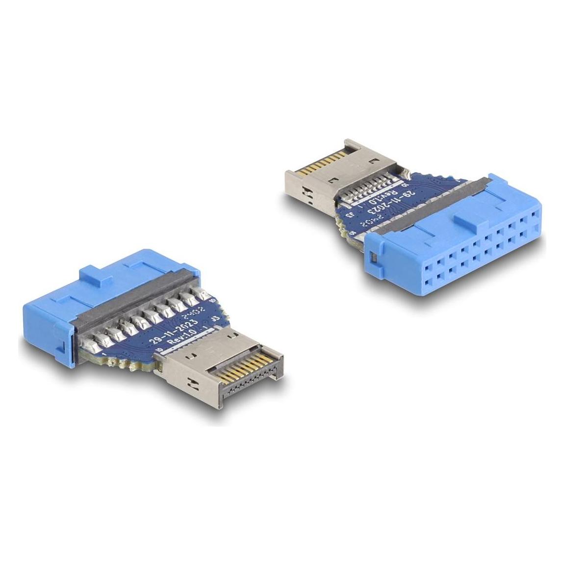 Delock USB 5 Gbps Adapter Pfostenbuchse zu intern USB Typ-E (USB 3.2 Gen 1) (67129)