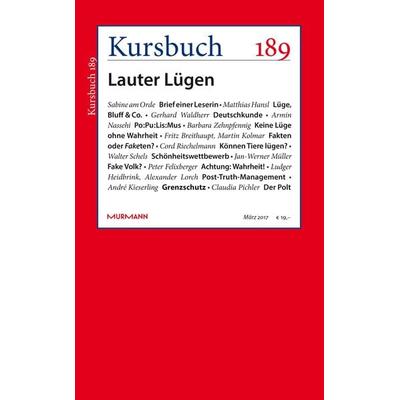 Kursbuch 189, Taschenbuch von , Kursbuch