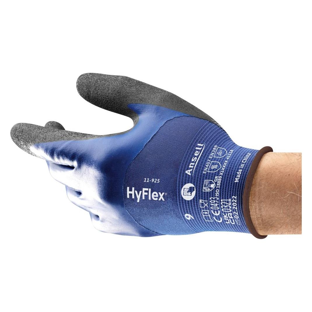 Ansell 11925R080-1P HyFlex Nitril Arbeitshandschuh Grösse (Handschuhe): 8 EN 2142 (8) (11925R080-1P)