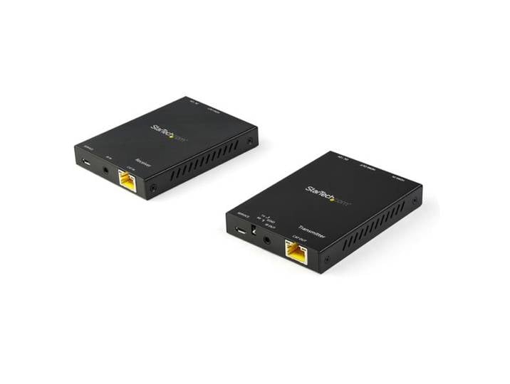 StarTech.com Adaptateur HDMI sur Ethernet - Prolongateur vidéo HDMI 4K 60 Hz vers câble Cat6, 3840 x 2160 pixels, Émetteur et récepteur AV, 50 m, Avec