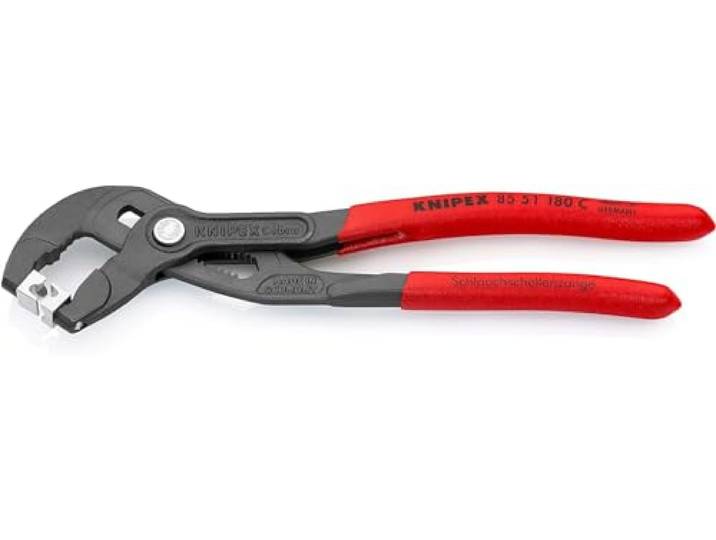 KNIPEX Pince à colliers Click gaines PVC anti-dérapantes 180\, 85 51 180 C Mm