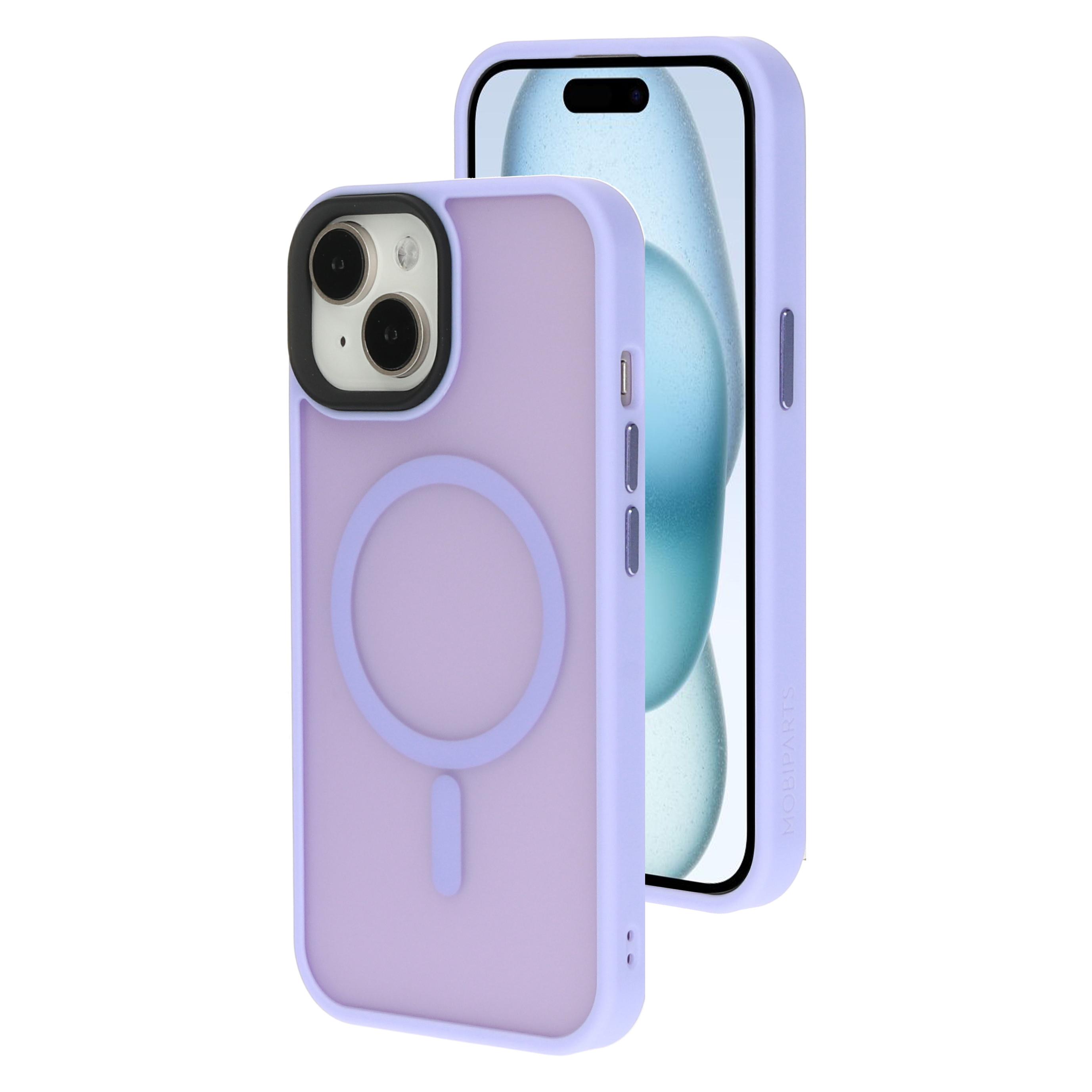 Mobiparts Hardcover Apple iPhone 15 Satin Lila (Magsafe Compatible) (Apple iPhone 15) (MP-124408)