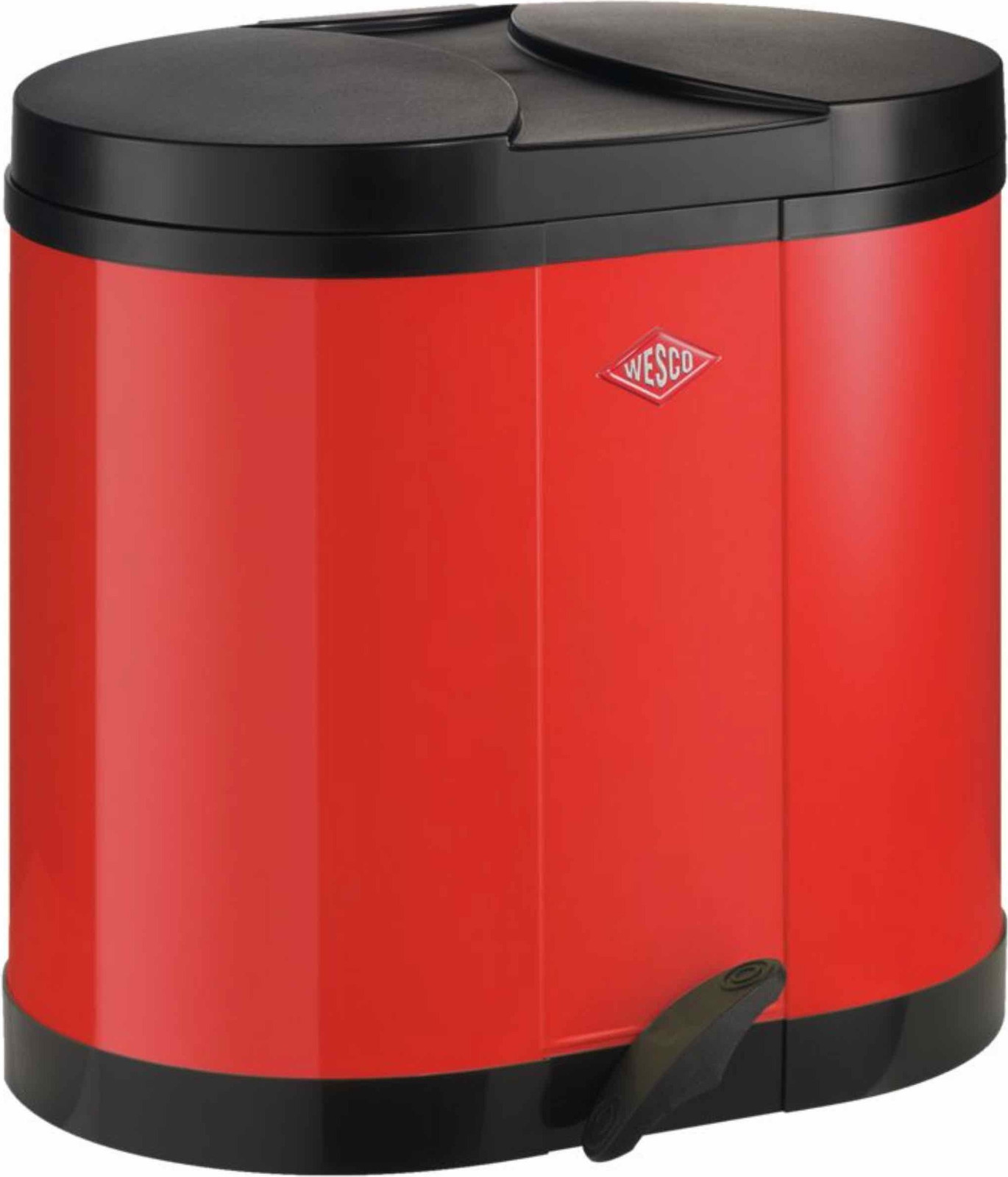 Wesco afvalbak Beta rood voor organisch afval