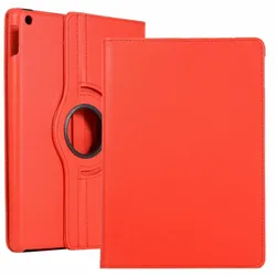 Schutzhülle für iPad Air 3 10.5 Tablet Hülle Schutz Tasche Case Cover Orange 360 Grad drehbar Rotation Bumper