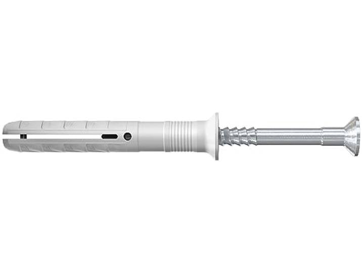 fischer - Cheville à frapper N 10 x 160/110 S à collerette fraisée et clou en acier électrozingué/Boîte de 50