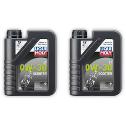 2x Motoröl LIQUI MOLY 21153 Motorbike 4T 0W-30 Scooter Motorroller 1 Liter