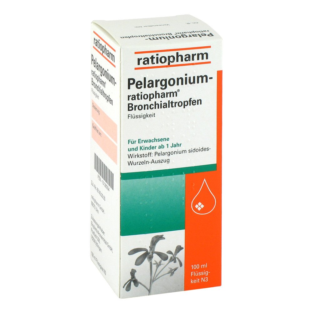 ratiopharm GmbH Pelargonium-ratiopharm Bronchialtropfen 10128304