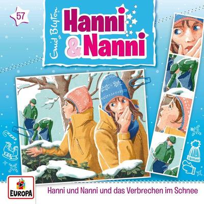 Folge 57: Hanni und Nanni und das Verbrechen im Schnee - Andre Minninger,Enid Blyton, Audio, 4064066619565