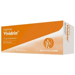 CETIRIZIN Vividrin 10 mg Filmtabletten 50 St