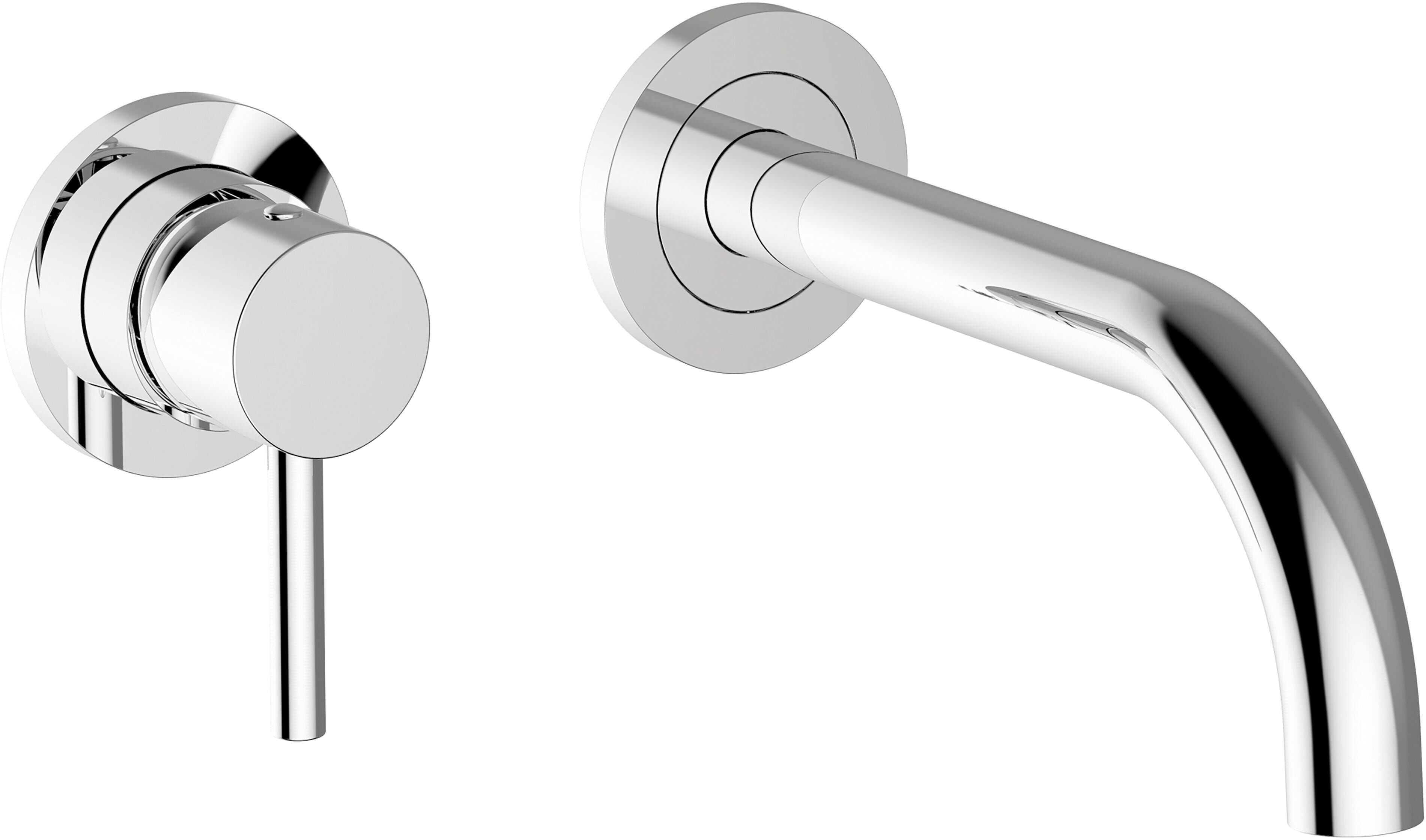 Teorema MISCELATORE LAVABO A PARETE  KEO CROMO BOCCA 19 cm