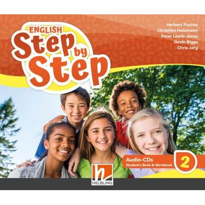 ENGLISH Step by Step 2 (Lehrplan 2023) | Audios - Herbert Puchta,Christian Holzmann,Peter Lewis-Jones,Chris Jory, CD, 9783711400987