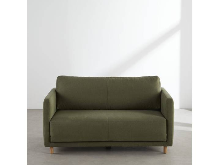 2-Sitzer-Schlafsofa, khakigrün