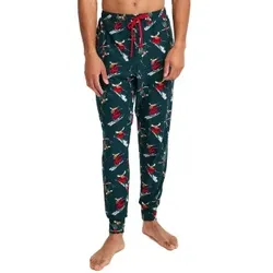 Jockey Pants Jogger Grün gemustert Polyester Large Herren