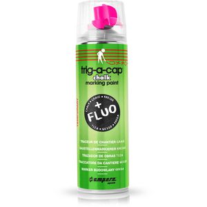AMPERE Markierungsspray trig-a-cap chalk, Kreidespray, pink, temporäre Markierung bis 2 Monate, 500 ml