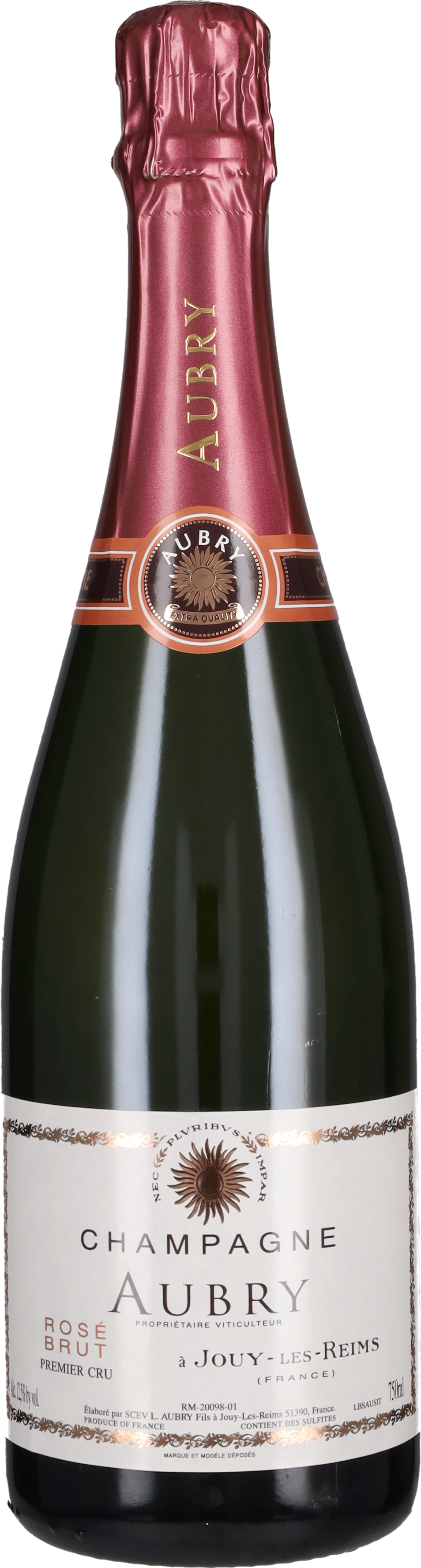 Champagne Rosé Brut Premier Cru Aubry
