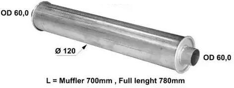 VEGAZ US-562 End Silencer, universal