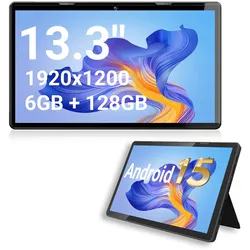 XORO MegaPAD 1333 Pro2, 13,3-Zoll-Full-HD-Display, Octa-Core-Prozessor, 6 GB Arbeitsspeicher, integrierte Standfuß, VESA-75-kompatible