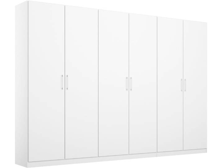 Kleiderschrank RAUCH Schrank Mehrzweckschrank Garderobenschrank Schlafzimmer Möbel THOR , alpinweiß, B:271cm H:210cm T:54cm, Holzwerkstoff, Schränke, Kleiderschrank, mit farblich passenden, modernen Metallgriffen MADE IN GERMANY