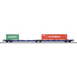 Märklin 047474 Tragwagen AC 6-achsiger Doppel-Taschenwagen mit Gelenk der Bauart Sdggmrss S269 (T3000e)