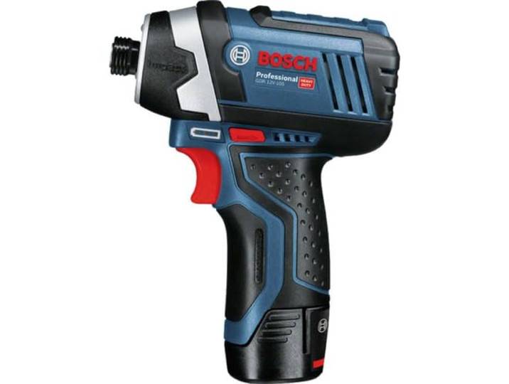 Bosch PRO Visseuse à chocs sans fil GDR 12V-105 Visseuse à chocs sans-fil Bosch la plus compacte de la catégorie 12 V GDR 12V-105 solo C&G L-BOXX Boulonneuses