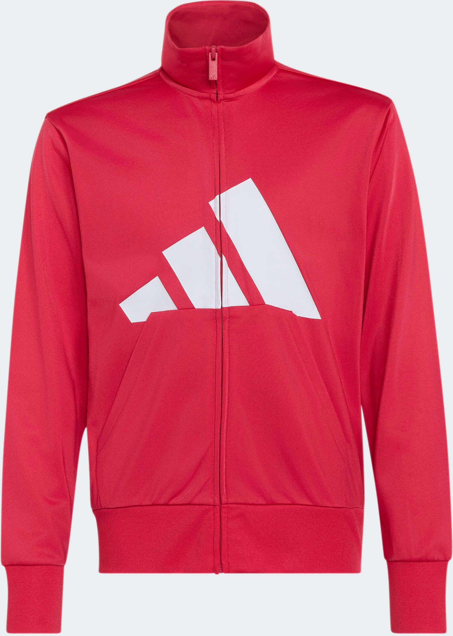 Trainingsanzug ADIDAS SPORTSWEAR "ESSENTIALS CLIMACOOL KIDS", Mädchen, Gr. 140, power pink, weiß, Obermaterial: 100% Polyester, Sportanzüge Trainingsanzug, für sportliche Aktivitäten, zweiteiliges Set, aus Polyester power pink, weiß 140