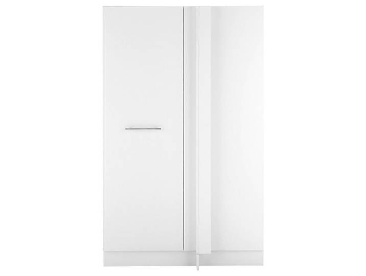 Eckschrank, Weiß, 2 Fächer, 100x162x68 cm, Typenauswahl, Schlafzimmer, Kleiderschränke, Eckschränke
