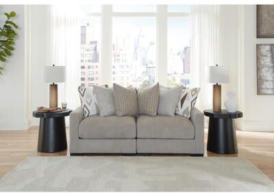 "Signature Design by Ashley Aslan Court 2-Piece Sectional Loveseat - 76"" W x 42"" D x 36"" H"