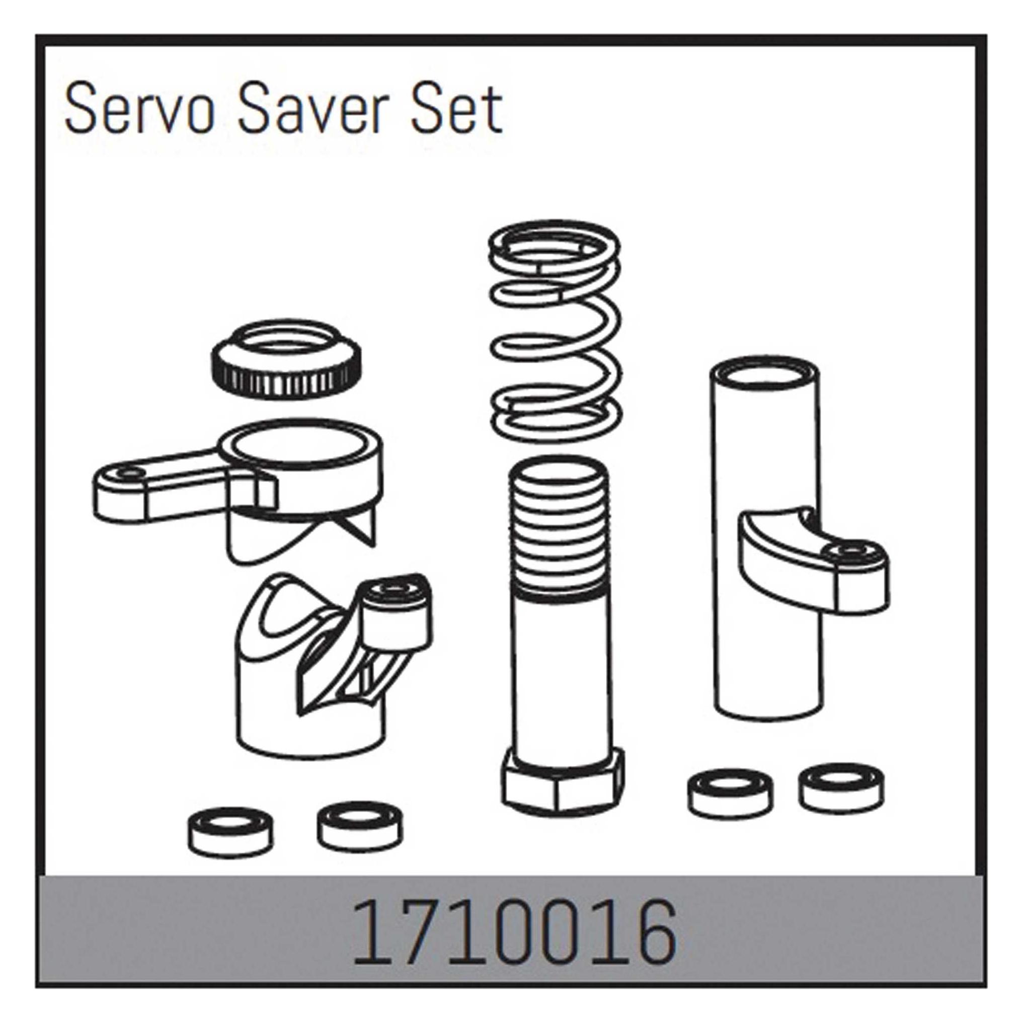 Absima mamba 7: servo saver set (1710016)