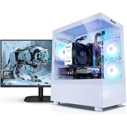 Kiebel Viper V (1000 GB, 32 GB, AMD Ryzen 7 5700X, GeForce RTX 5060), PC, Weiss