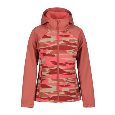 Outdoorjacke ICEPEAK "Icepeak Softshell jacke Kite Jr", Mädchen, Gr. 164, hellrot, Stoff, 100% Polyester, normal, Jacken Outdoorjacke