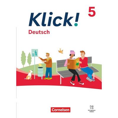 Klick! 5. Schuljahr. Deutsch - Schulbuch mit digitalen Medien, Gebundene Ausgabe von Barbara Maria Krüss,Dorothee Braun,Catherine Jaulgey,Heike