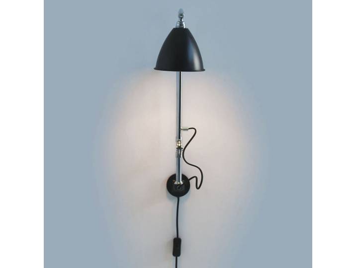 Bestlite BL5 Wandleuchte Ø16 Chrom/Schwarz - GUBI - Wohnzimmer - Design - Metall - Einflammig