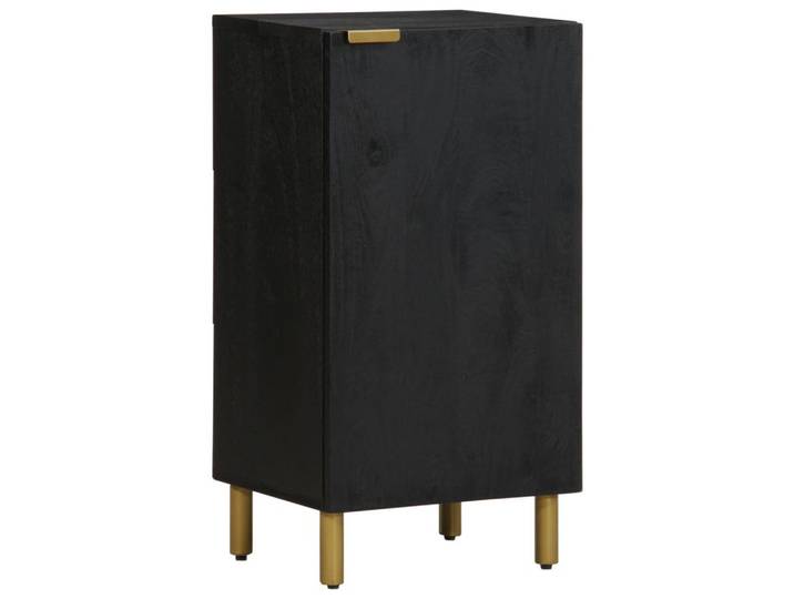 vidaXL Sideboard Sideboard Schwarz 40x33x75 cm Holzwerkstoff