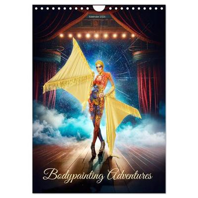 Bodypainting Adventures (Wandkalender 2026 DIN A4 hoch), CALVENDO Monatskalender