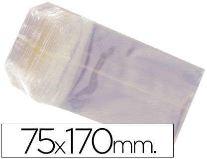 Pack 100x Saco Celofane 75x170mm