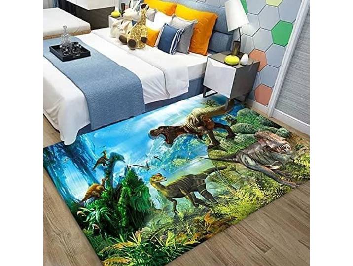 Tapis - Dinosaure - Super Doux - Flanelle - 100x150cm