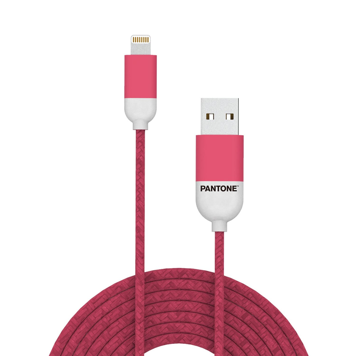 Celly Pantone PTLCS0015P Lightning-kabel, 2,4 A, 1 meter, roze