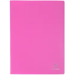 Exacompta Sichtmappe aus PP 500μ mit 20 glatten Hüllen, transluzent, für Format DIN A4