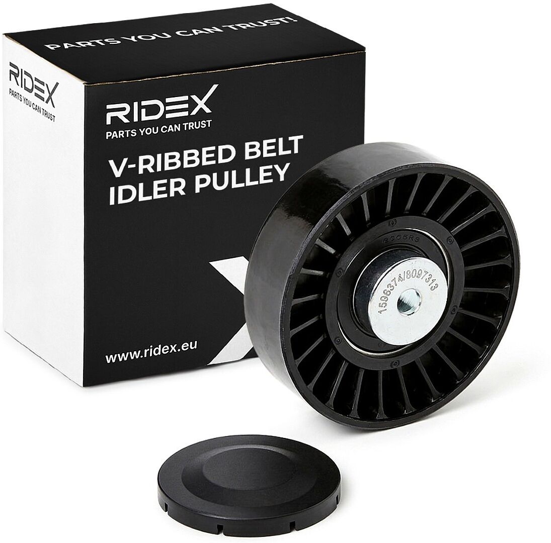 RIDEX 312D0007 Deflection / guide pulley, V-ribbed belt