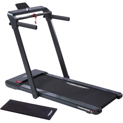 Laufband CHRISTOPEIT SPORT "TM 2400S", schwarz, LaufbänderB:75cm H:115cm L:150cm, bis max. 16 km/h, klappbar, 120 kg max. Benutzergewicht, B:75cm H:115cm L:150cm